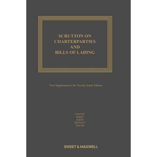 Scrutton on Charterparties and Bills of Lading 24th ed: 1st Supplement 